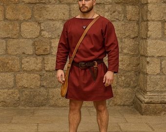 Men's Cotton Roman Tunic, Historic Cosplay Costume