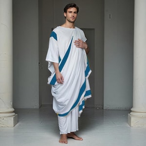 Traje de cosplay de toga romana para hombres, traje de cesor griego, toga de hombres de la antigua Roma, traje histórico de toga romana griega