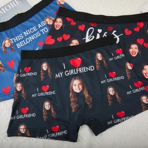 Personalisierte Gesichts-Boxer: Personalisierte Foto-Unterwäsche, Freund Geschenk