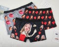 Personalized Boxers with Face,Men's Face Underwear,Face Underwear,Custom Underwear,Photo Boxers,Gifts for Husband and Boyfriend.
