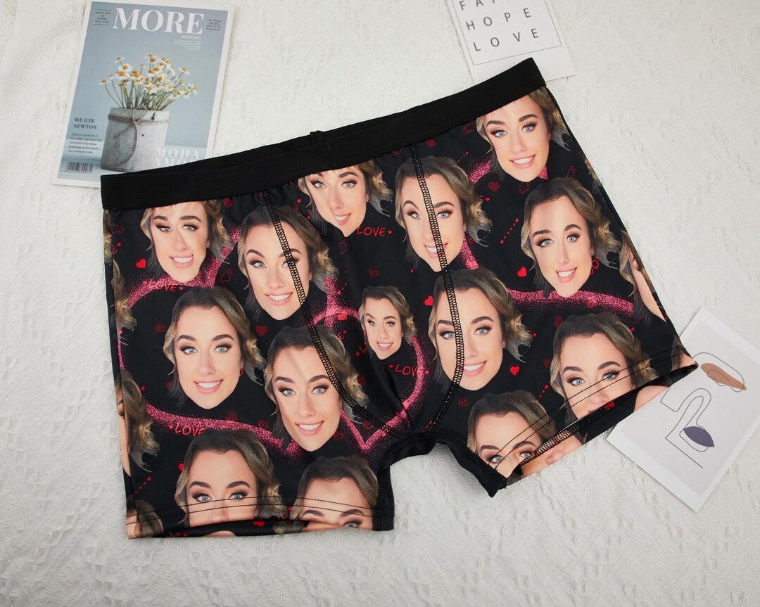 Custom Briefs Personalized Face Boxer Briefs: Custom Photo Underwear Gift - Etsy
