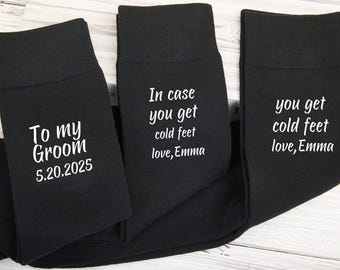 Embroidered groomsmen socks, Wedding socks gift set, groomsmen proposal socks, letter embroidered socks, personalized letter men formal sock