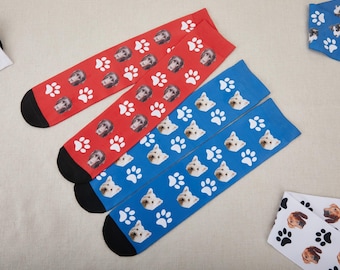 Benutzerdefinierte Gesichtssocken, personalisierte Mom Photo Sock, Bild Gesicht auf Socken, Best Friends Foto Socke, Geschenk für Freunde, Geschenke für Mama, Geschenk für sie