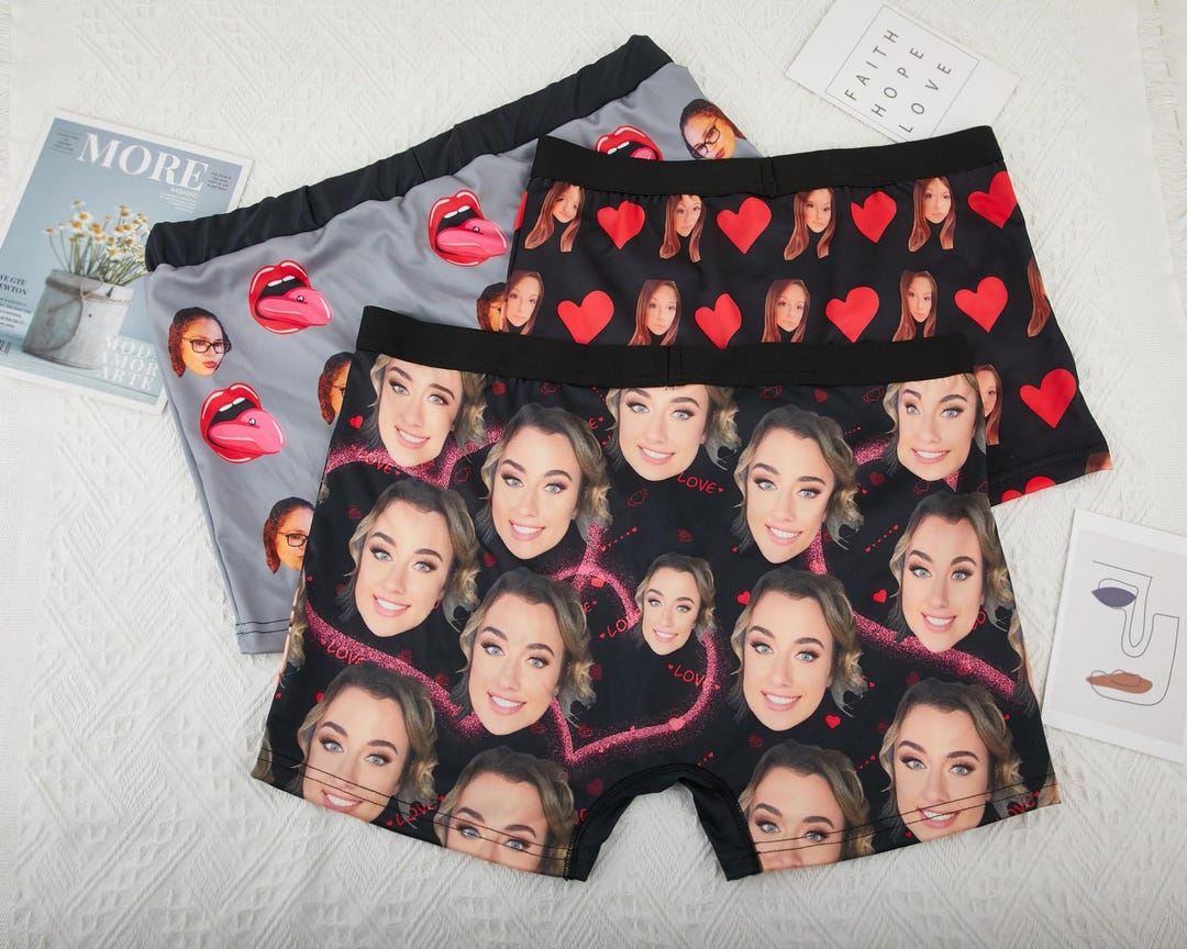 Custom Briefs Personalized Face Boxer Briefs: Custom Photo Gift - Etsy