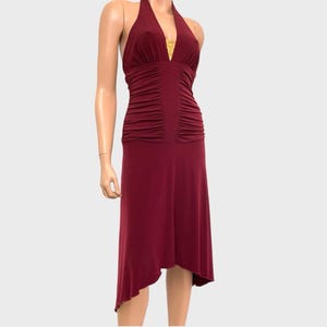 Y2k Burgundy Dress - Etsy