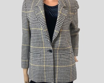 Vintage Pendleton Women’s 10P Houndstooth Wool Blazer