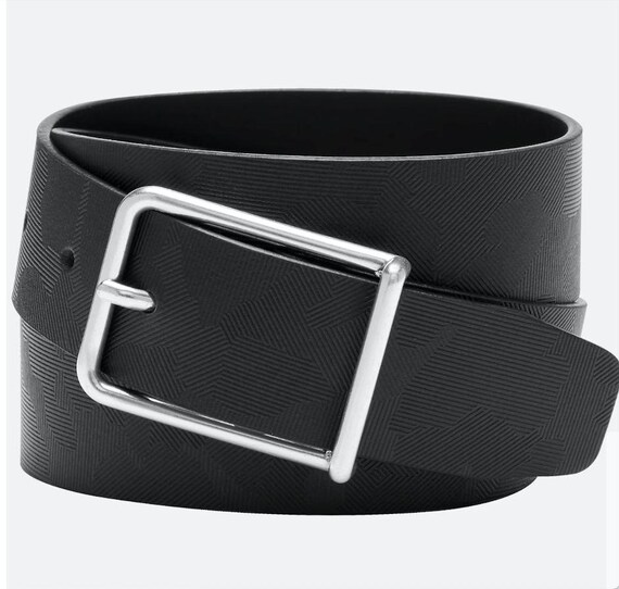 Joseph Abboud Leather Casual Belt 42 Etsy
