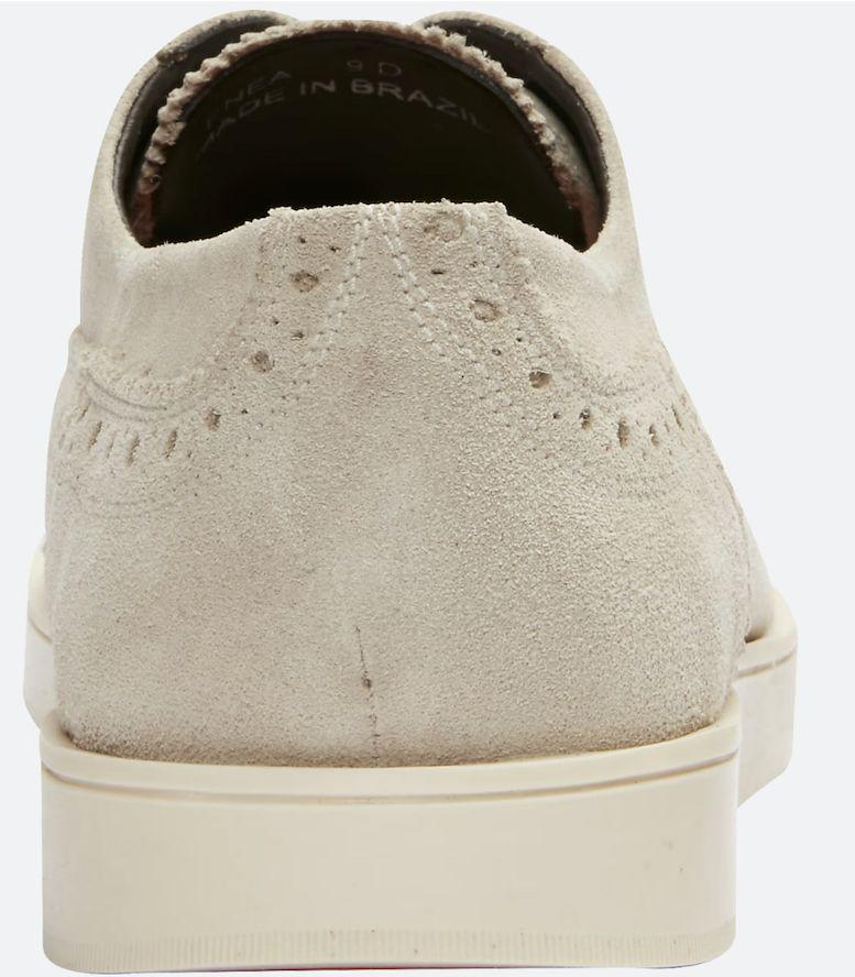 Joseph Abboud Enea Taupe Suede Wingtip Oxfords Mens Shoes  display picture 1