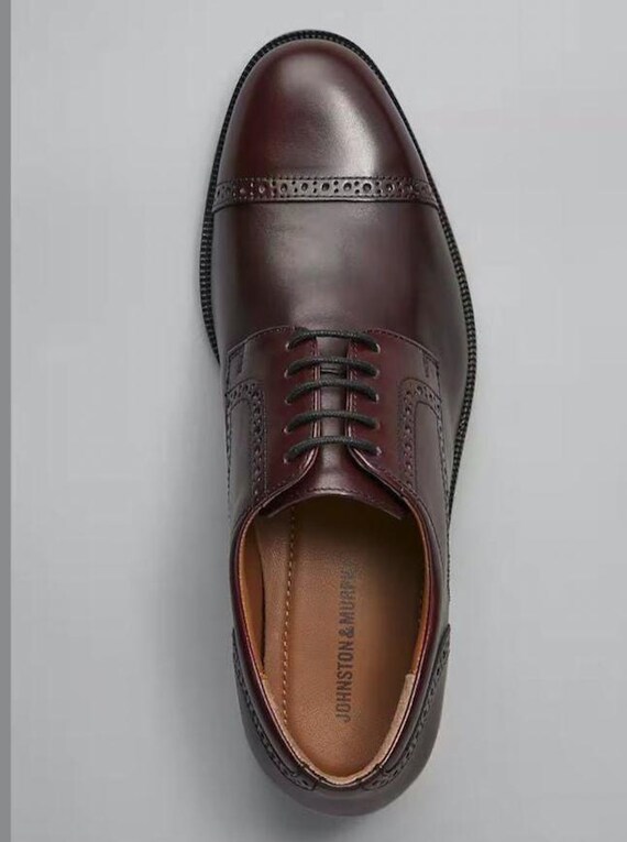 Buy Johnston & Murphy Harmon Cap Toe Oxfords - 11 D Width  display picture 1