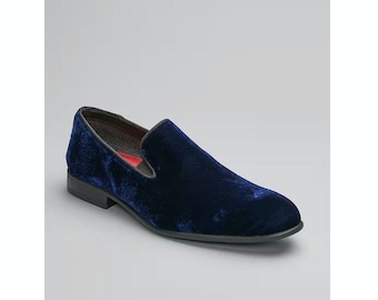 Vintage RALPH LAUREN Purple Label Black Velvet Slippers  display picture 1