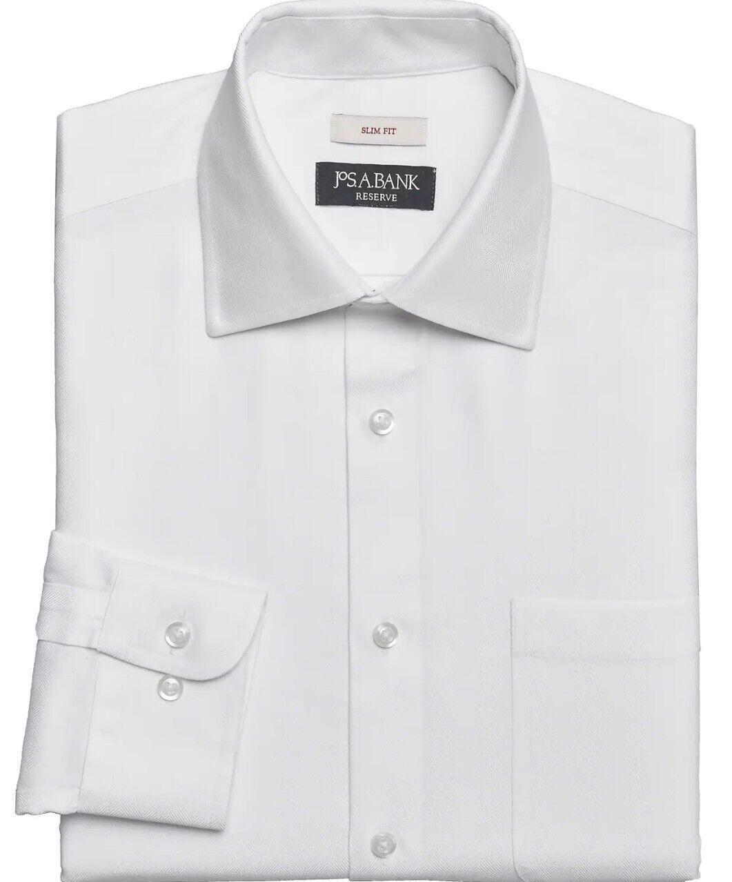 jos a bank white dress shirt White/Cream Traveler Dress Shirts
