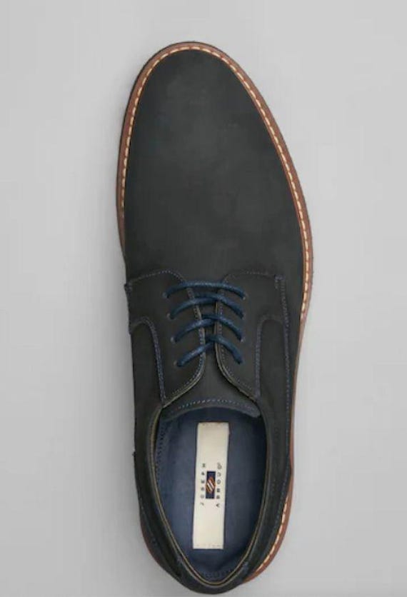 joseph abboud soiree patent leather dress shoes Kevin Plain Toe Oxfords,Navy -Size :12 D Width F80807