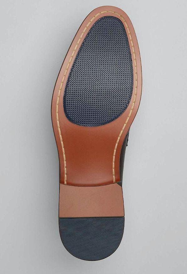 Moretti Dickens Bit Loafers, Dark Brown Leather Slip-On Shoes :9.5 D-Width Moretti Dickens Bit Loafers, Dark Brown Leather Slip-on  main image 2
