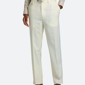 Wool Pants Men off White - Etsy Wool Pants Men off White - Etsy