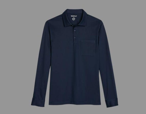 Awearness Kenneth Cole Slim Fit Jersey Polo - size: Small. colour - Navy