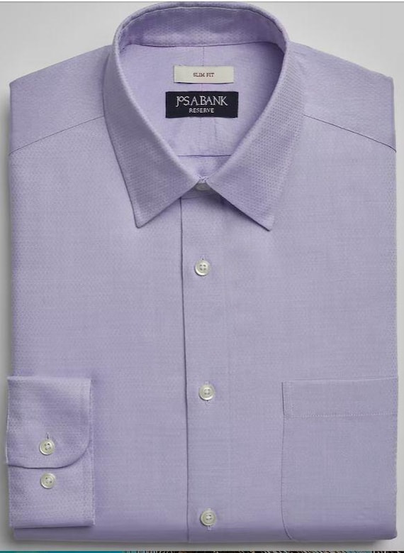 slim fit dress slacks Men's Slim Fit Dress Shirt main image 1