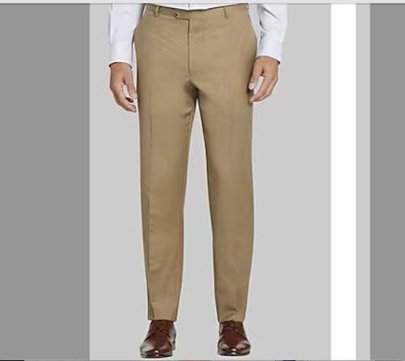 Jos. A. Bank Tailored Fit Dress Pants Size:44x32. Colour - British Tan - Etsy Jos. A. Bank Tailored Fit Dress Pants Size:44x32. Colour - British Tan - Etsy