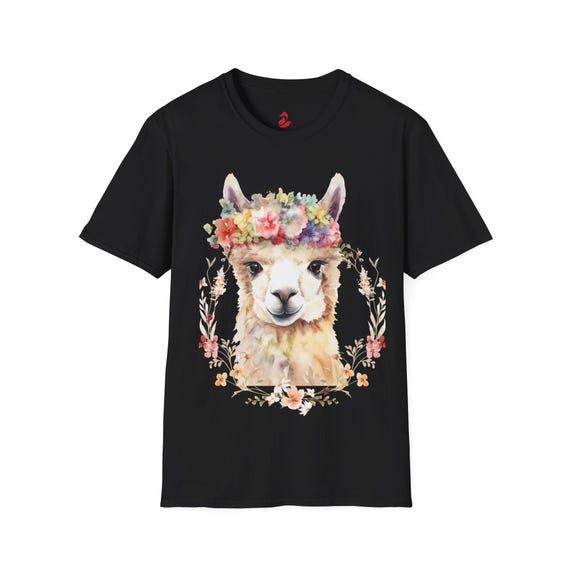 花柄アルパカTシャツ - Etsy 日本