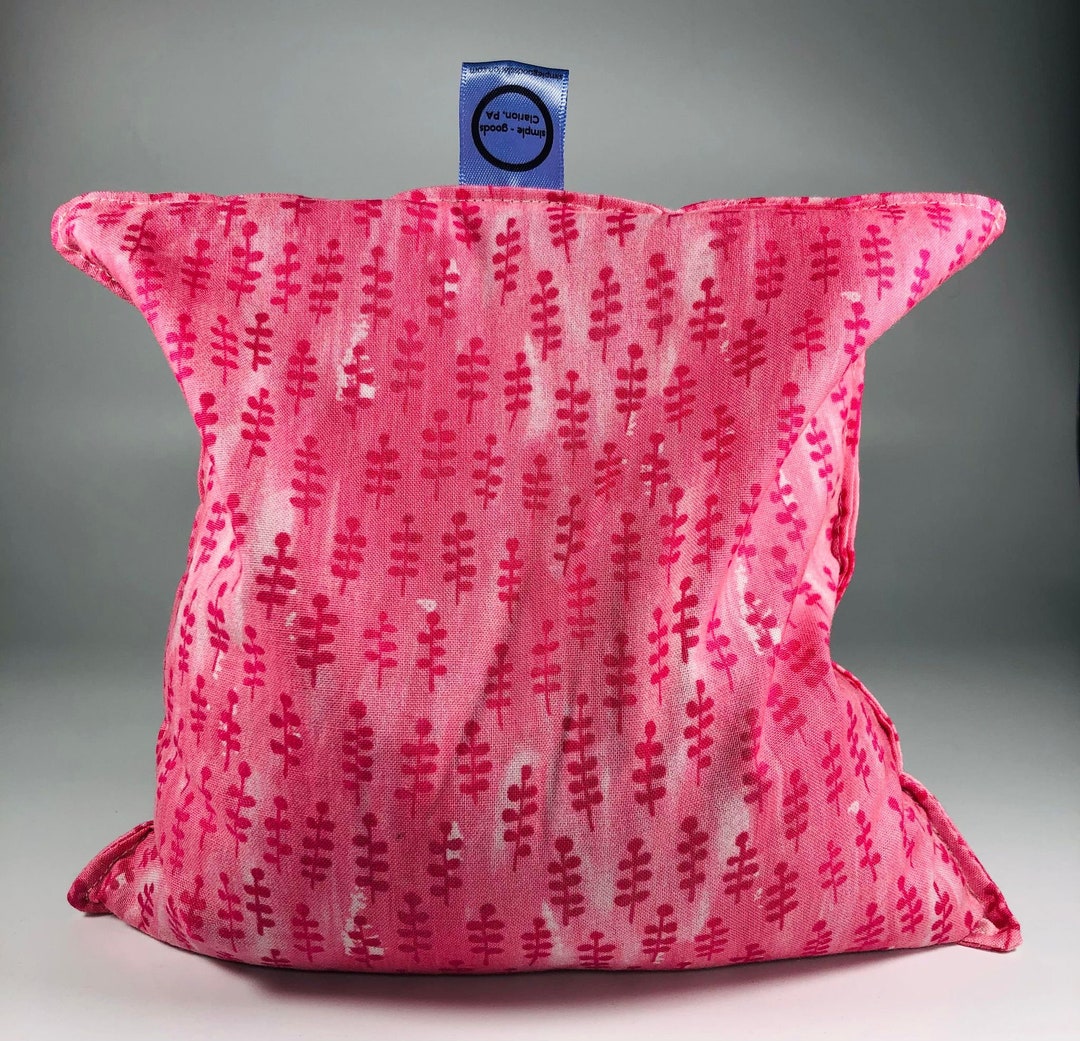 Lavender Square Heating Pad Hot Cold Pack Flax Seed Microwave Heat Pack Chronic Pain Relief