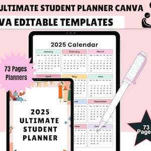 Academic Student Planner Spreadsheet, School Assignment Tracker Google Sheets, College Study Tracker Template,University Planner Spreadsheet