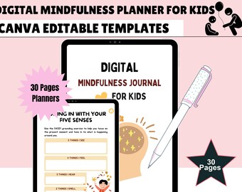 Fun Mindfulness *for kids* printable workbook | Practice Mindfulness, Gratitude & Kindness at Home | Emotional Development | Colourful PDFs