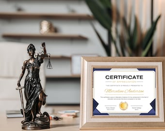 Custom Certificate of Appreciation, Editable Appreciation Award for Special Achievements, Ideal Gift, Tailored Recognition Award