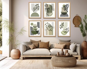 Bohemian Pattern Collection | 8 High-Resolution JPG Files with Texture | 300 DPI Digital Art for Print & Craft Projects