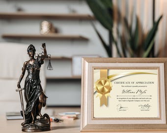 Custom Certificate of Appreciation, Printable Recognition Award, Editable PDF for Volunteer or Employee Gift, Personalized Acknowledgment