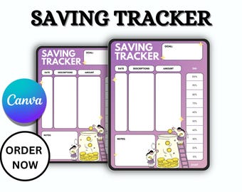 Printable Saving Planner, Comprehensive Savings Guide, Financial Planning for All Occasions, Budget and Expense Tracker