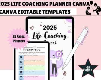Life Coaching Planner, Life Coaching Workbook, Life Coaching Bundle, Coaching Worksheet template, Life Coaching tools, Coaching Resources