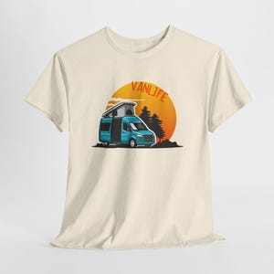 Unisex Vanlife T-shirt, Camping and Road Trip Sweater, Outdoor Adventure Clothing, Camper and Nomad Gift image 6