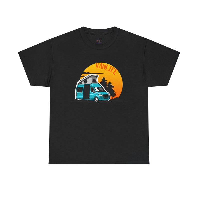 Unisex Vanlife T-shirt, Camping and Road Trip Sweater, Outdoor Adventure Clothing, Camper and Nomad Gift image 9