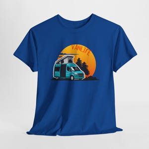 Unisex Vanlife T-shirt, Camping and Road Trip Sweater, Outdoor Adventure Clothing, Camper and Nomad Gift image 7