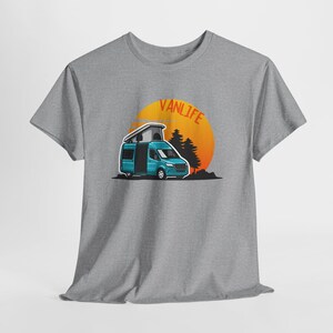 Unisex Vanlife T-shirt, Camping and Road Trip Sweater, Outdoor Adventure Clothing, Camper and Nomad Gift image 5