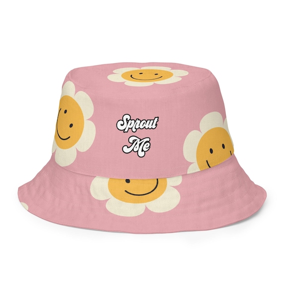 ハット LOVE ME MONSTER Ribbon Summer Bucket Hat 4BUK455 Broken Lens futuristic reversible bucket hat – Broken Lens Music