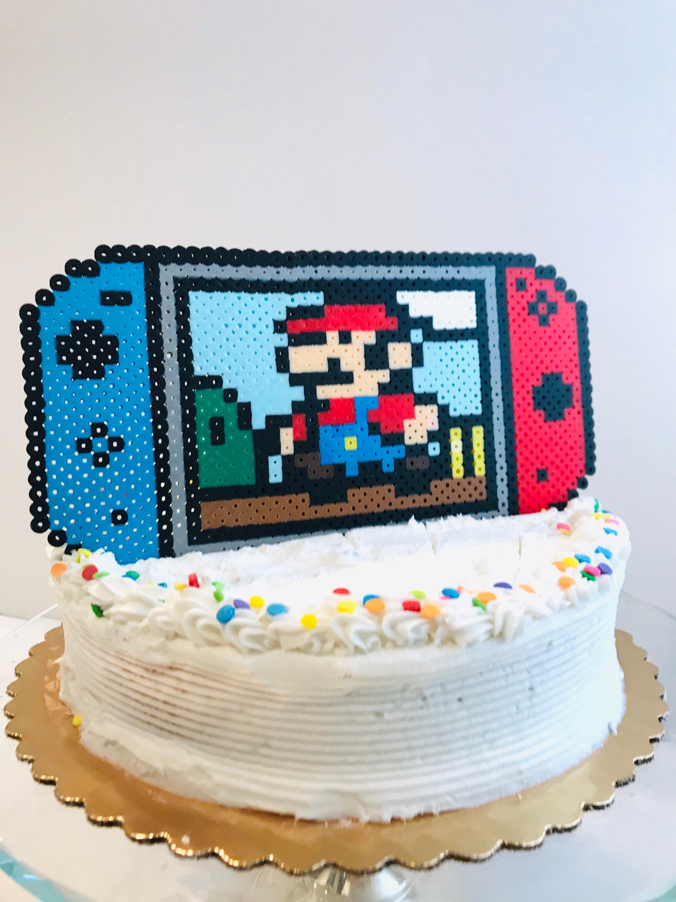 Nintendo Switch Style Birthday Cake Topper/mario Party/super Etsy