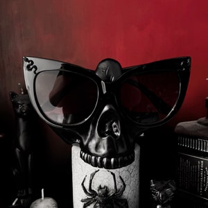 Snake Bites | Goth Sunglasses |  Summer Sunnies  | Wide Cat-Eye