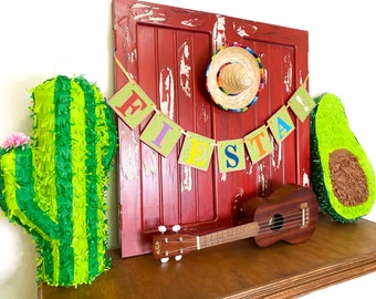 Decoração de guirlanda de banner de festa Fiesta Cinco de Mayo