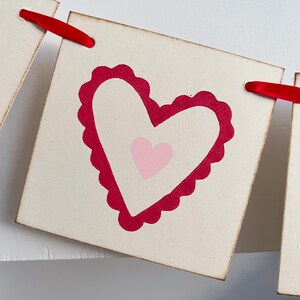 Our Little Sweetheart Valentines Day baby shower garland banner image 3