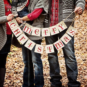 Christmas Banner MERRY CHRISTMAS
