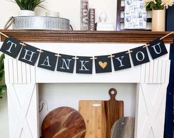 Thank You Wedding Engagement banner garland decoration