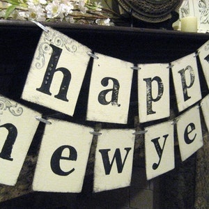New Year Banner HAPPY NEW YEAR Decoration