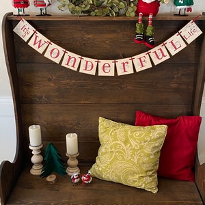 Christmas Decoration It's a WONDERFUL Life Holiday Banner image 6