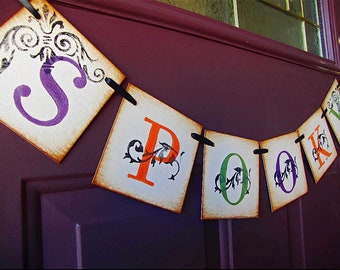 Griezelige Halloween Banner Garland Decoratie