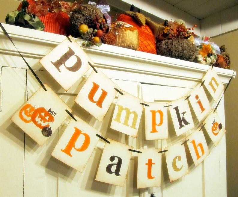 Pumpkin Patch Halloween Banner image 1