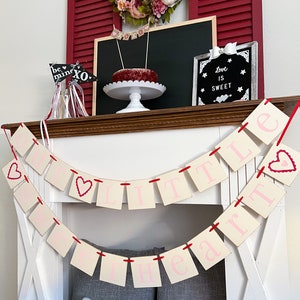 Unsere kleine Liebste Valentinstag Baby Shower Girlande Banner Bild 4