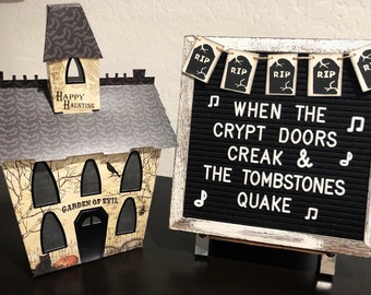 Tombstones Mini Banner Halloween Decoration