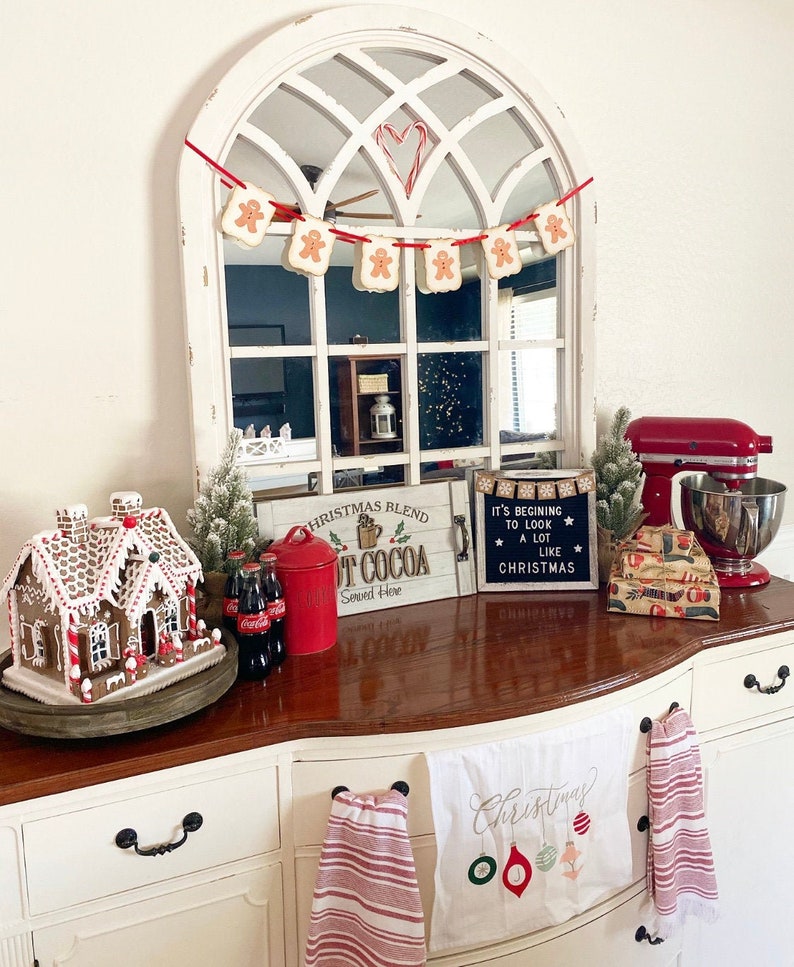 Gingerbread Banner Christmas Garland Decoration