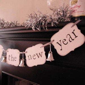 new years party decorations ring in the new year sign banner garland image 3