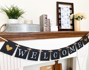 Welcome Banner Garland Home Decoration